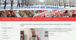 Desktop Screenshot of polskysport.cz